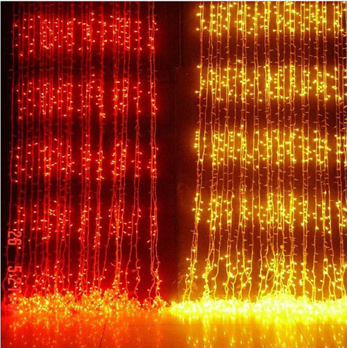 SN-N008 900LED curtain light RED/YELLOW